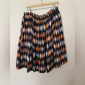 Pinup Girl Clothing Halloween Harlequin Jenny Skirt XL